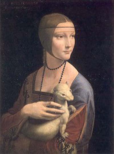 Leonardo da Vinci Lady With An Ermine Oil Painting