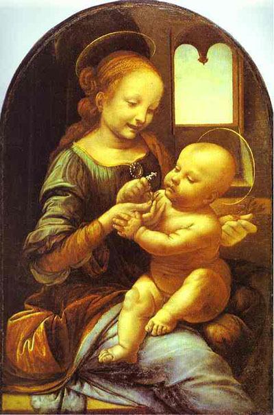 Leonardo da Vinci Madonna Benois Oil Painting