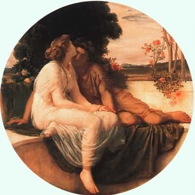 Lord Frederic Leighton Acme and Septimius Oil Painting