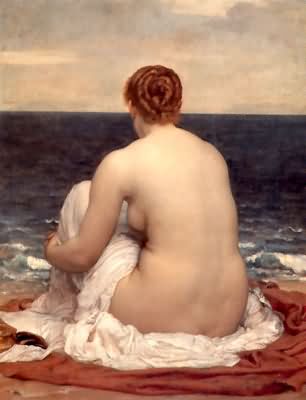 Lord Frederic Leighton Psamathe Oil Painting