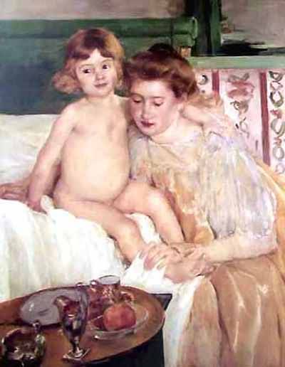 Mary Cassatt Mother and Child Oil Painting