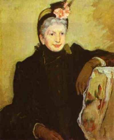 Mary Cassatt Portrait of an Elderly Lady Oil Painting