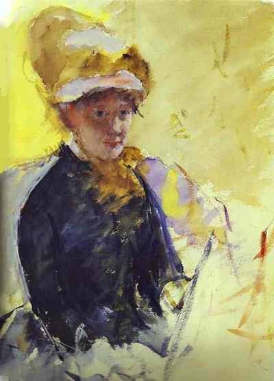 Mary Cassatt Self Portrait Oil Painting