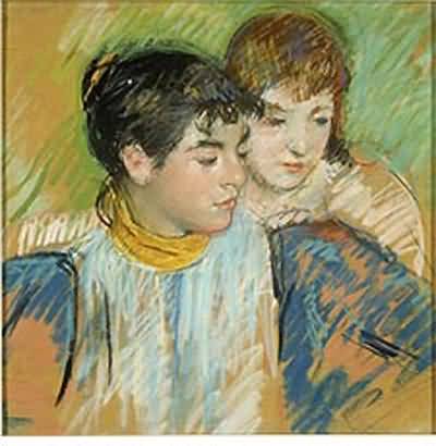 Mary Cassatt Two Sisters Oil Painting