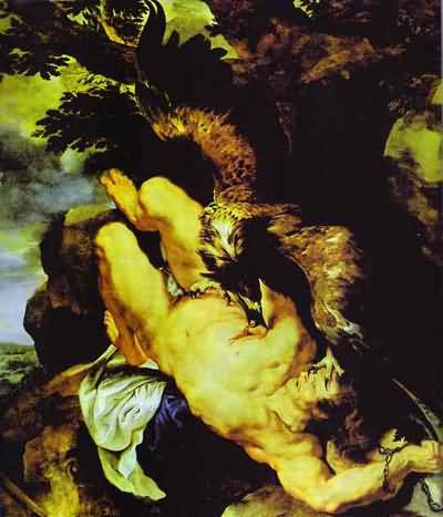 Peter Paul Rubens Chained Prometheus Oil Painting