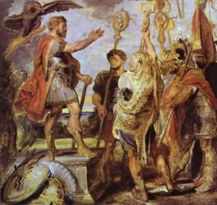 Peter Paul Rubens Decius Mus Addressing the Legions Oil Painting