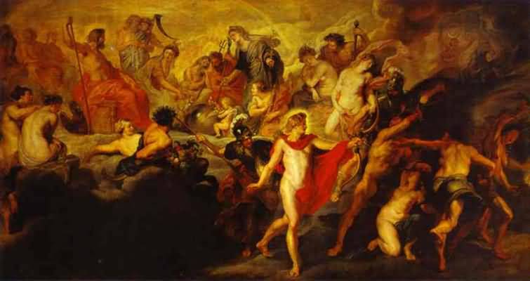 Peter Paul Rubens The Council of the Gods Oil Painting