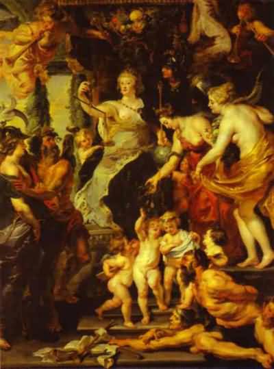 Peter Paul Rubens The Happiness of the Regency Oil Painting