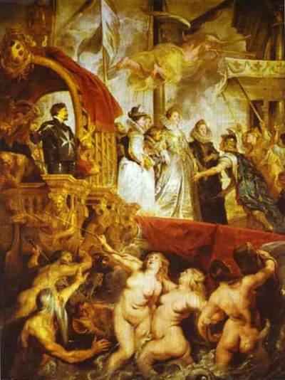 Peter Paul Rubens The Landing at Marseilles Oil Painting