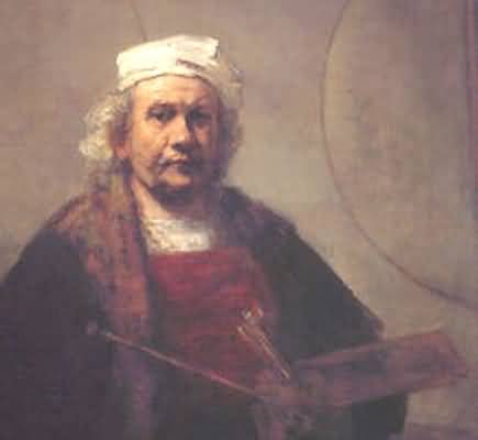 Rembrandt van Rijn Small Self Portrait Oil Painting