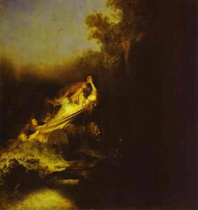 Rembrandt van Rijn The Abduction of Proserpine Oil Painting