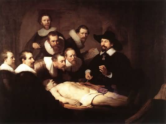 Rembrandt van Rijn The Anatomy Lecture of Dr Nicolaes Tulp Oil Painting