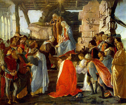 Sandro Botticelli Adoration of The Magi Oil Painting