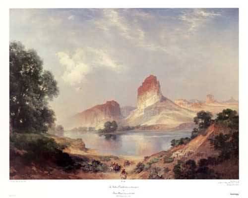 Thomas Moran An Indian Paradise Oil Painting