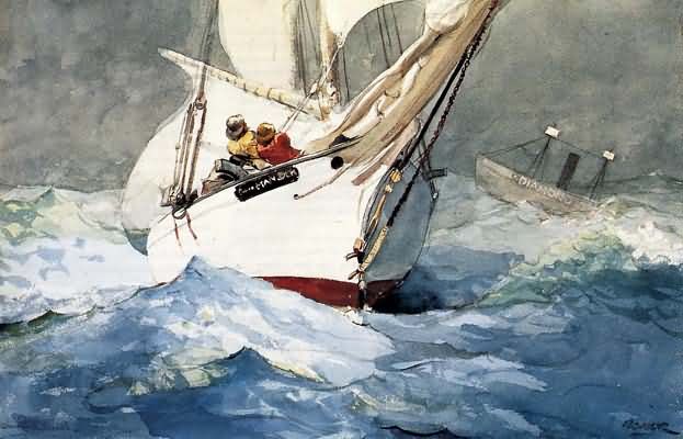 Winslow Homer Diamond Shoal Oil Painting