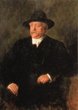 Franz von Lenbach Otto von Bismarck in Zivil Oil Painting