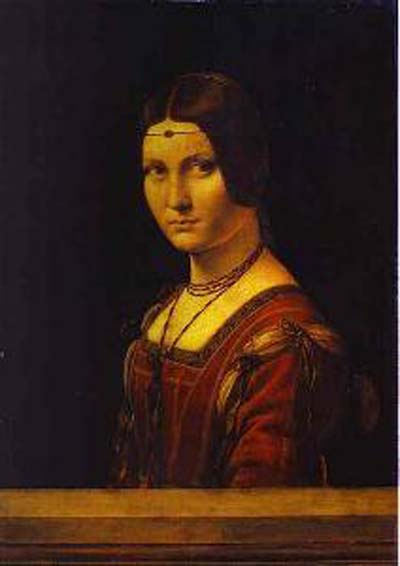 Leonardo da Vinci Portrait of an Unknown Woma Oil Painting