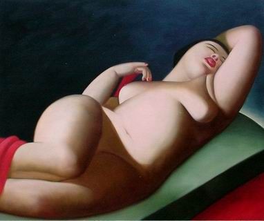 A reclining nude