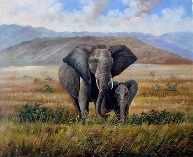 African elephants