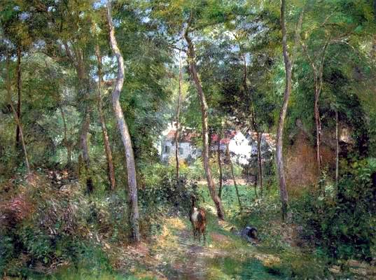 Edge of the Woods or Undergrowth in Summer ,1879