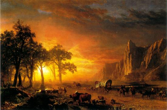 Emigrants Crossing the Plains (The Oregon Trail)