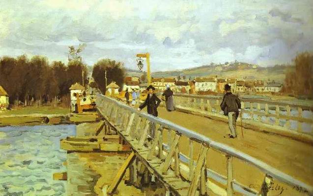 Footbridge at Argenteuil. 1872.