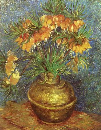 Fritillaries in a Copper Vase,Paris: April May, 1887