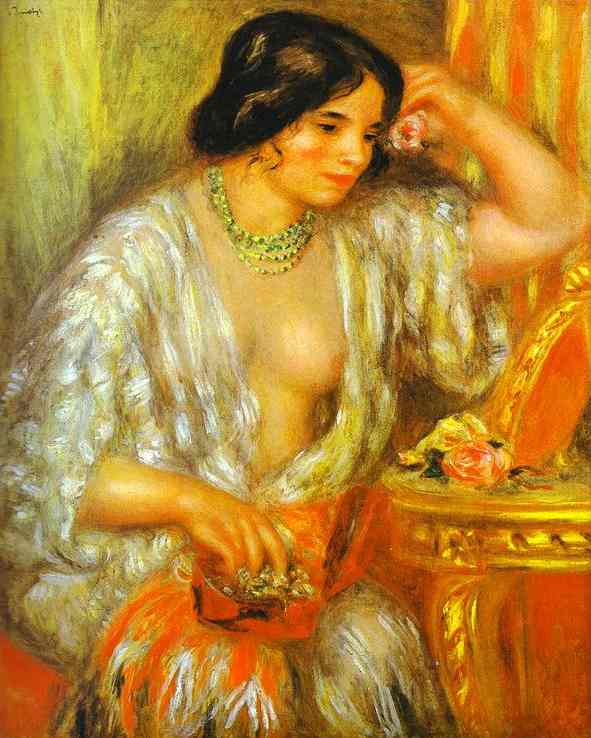 Gabrielle with Jewel Box. 1910