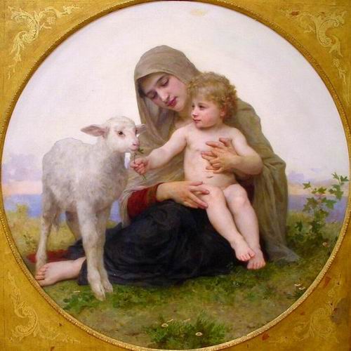 La Vierge a Lagneau (Virgin and Lamb).1903