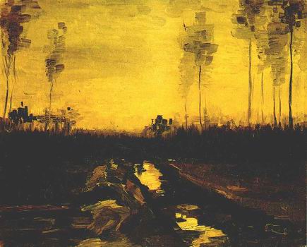 Landscape at Dusk,Nuenen: April, 1885