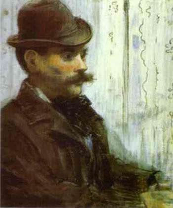 Man in a Round Hat (Alphonse Maureau). 1878