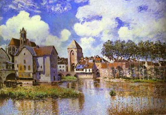 Moret sur Loing. 1891.