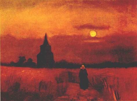 Old Tower in the Fields, The,Nuenen: July, 1884