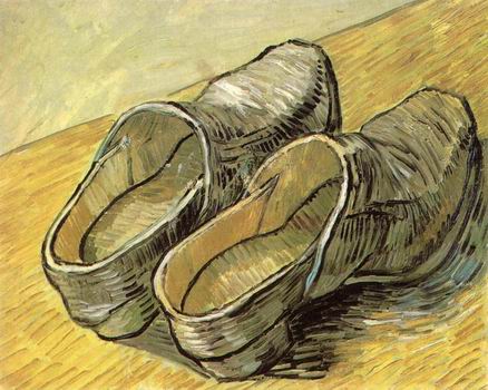 Pair of Leather Clogs, A,Arles: July, 1888