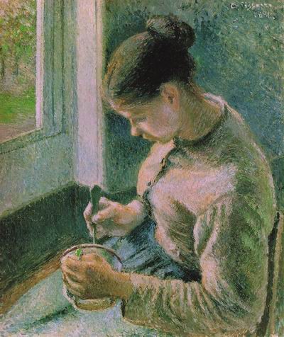 Peasant Girl Drinking her Coffee 1881