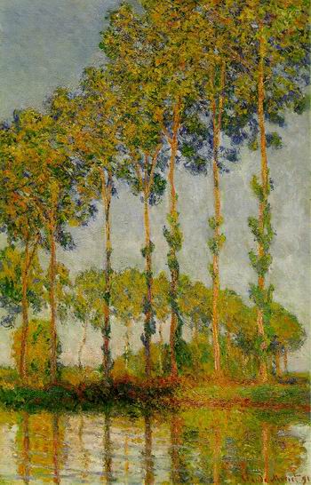 Poplars along the River Epte, Autumn.1891