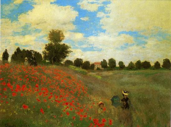 Red Poppies at Argenteuil. 1873