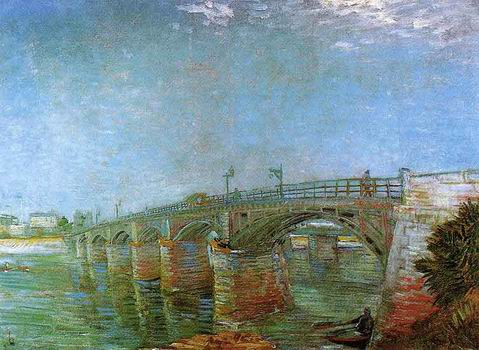 Seine Bridge at Asnieres, The ,Summer, 1887