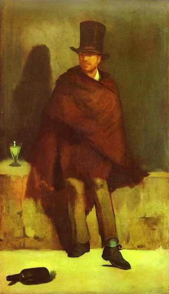 The Absinthe Drinker. 1858 1859.