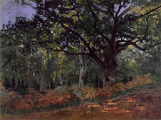 The Bodmer Oak, Fontainebleau Forest,1865