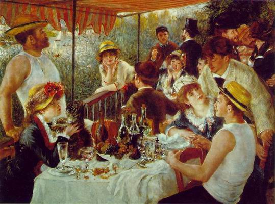 The Luncheon of the Boating Party. 1881