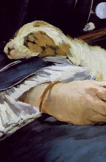 The Railway.DETAIL of puppy.1872 73