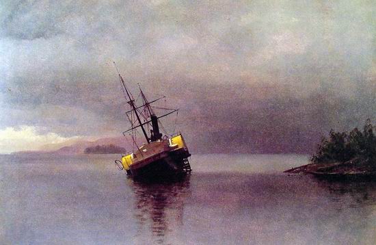 Wreck of the Ancon in Loring Bay