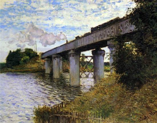 The Railway Bridge at Argenteuil. 1873.