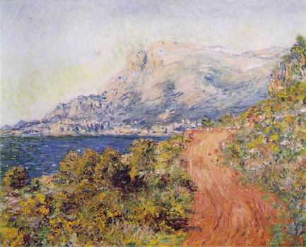 The Corniche of Monaco.1884