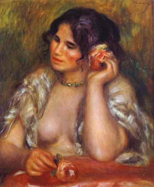 Gabrielle with a Rose. 1911