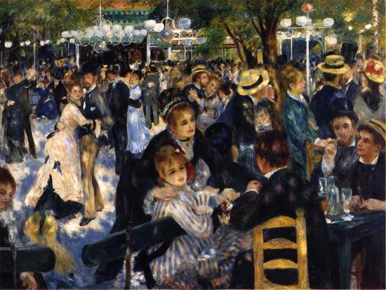 La Moulin de la Galette. 1876.