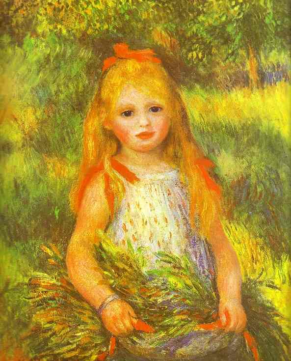 Little Girl Gleaning. 1888