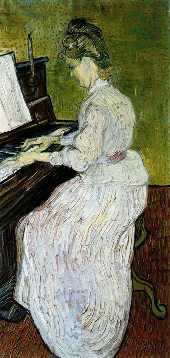 Marguerite Gachet at the Piano,Auvers sur Oise: June, 1890
