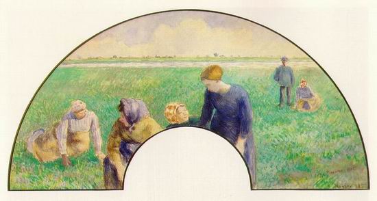 Peasants Gathering Grasses,1885